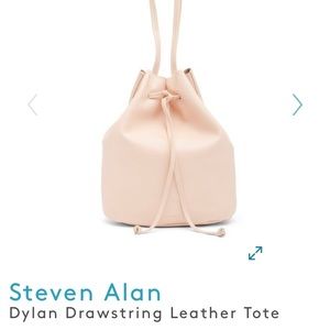 Steven Alan drawstring handbag w/ zip pouch